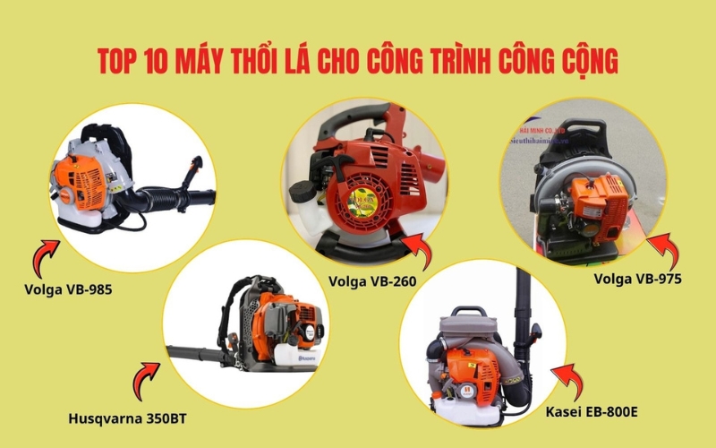 Top 10 máy thổi lá cho công trình công cộng