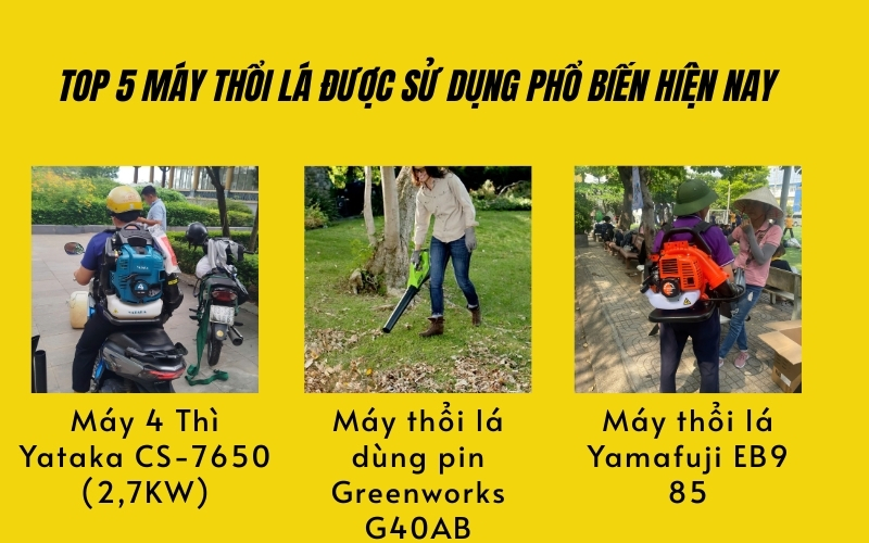 Top 5 máy thổi bụi được sử dụng phổ biến hiện nay