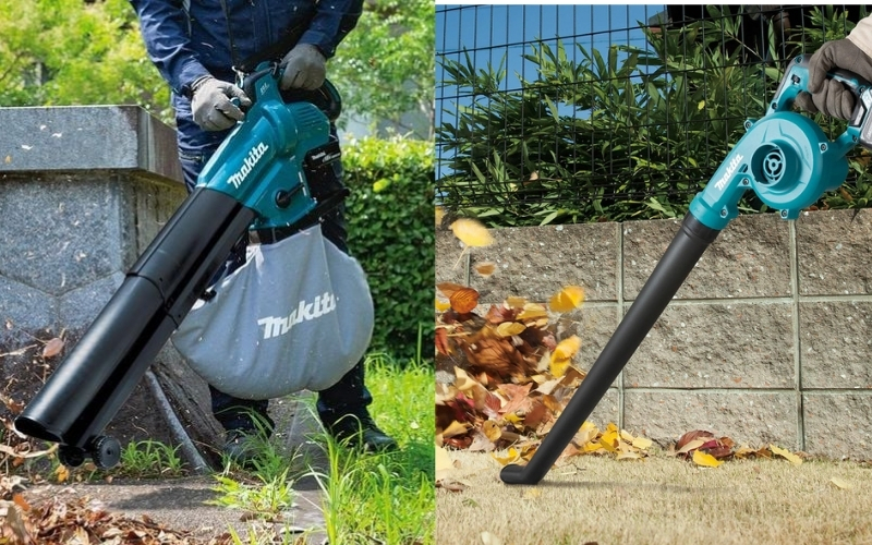 May thoi la Makita dùng pin