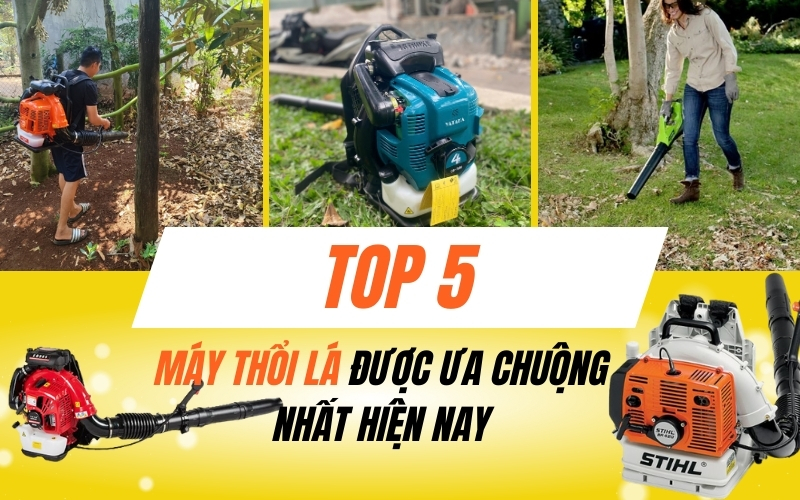 Khám phá top 5 máy thổi lá được ưa chuộng nhất hiện nay