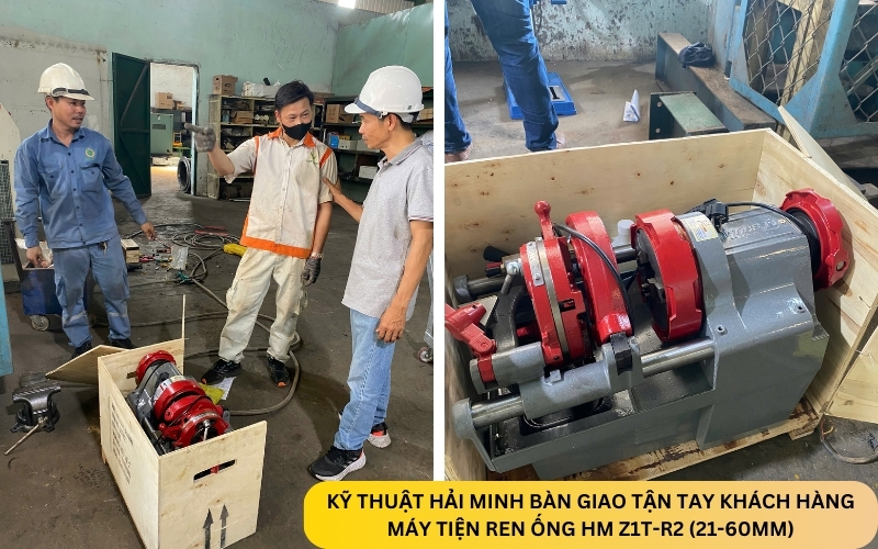 Máy tiện ren ống HM Z1T-R2 (21-60mm)