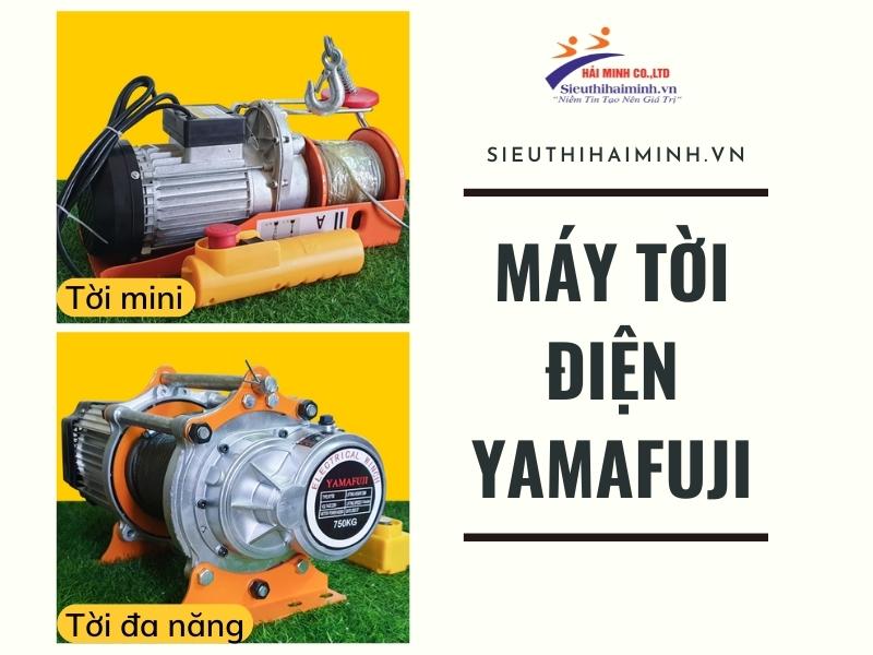 2 loại máy tời điện Yamafuji mới ra mắt