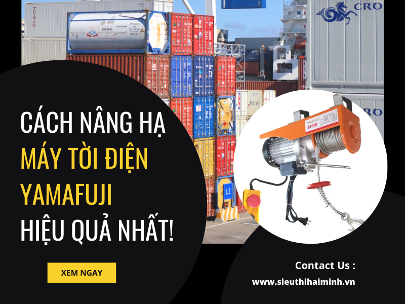 CÁCH NÂNG HẠ MÁY TỜI ĐIỆN YAMAFUJI HIỆU QUẢ NHẤT