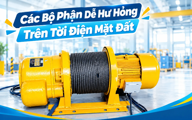 Các Bộ Phận Dễ Hư Hỏng Trên Tời Điện Mặt Đất