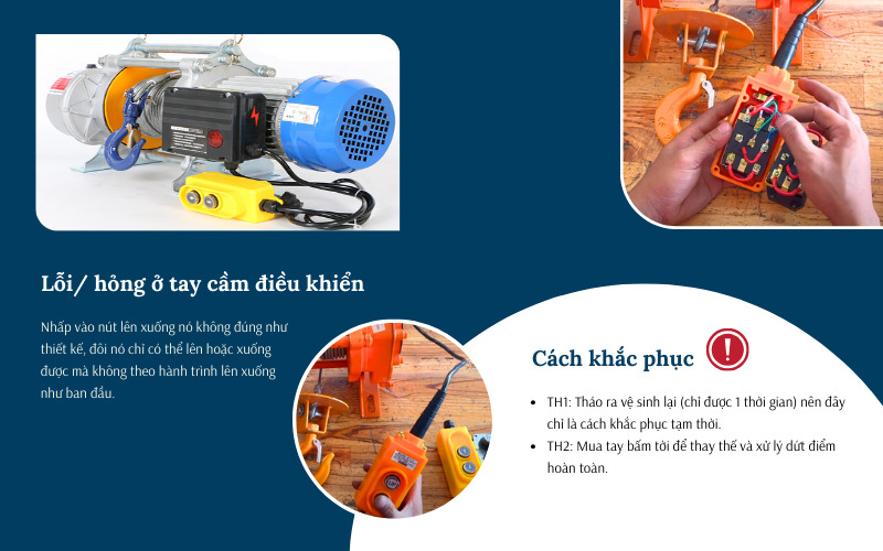 Các lỗi hay hỏng ở tay cầm điều khiển