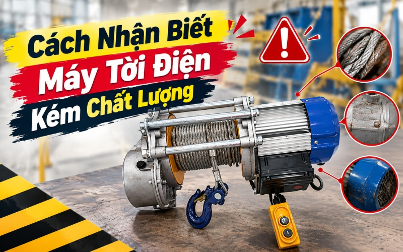 Cách Nhận Biết Máy Tời Điện Kém Chất Lượng