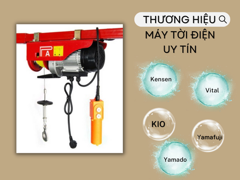 chọn thương hiệu máy tời điện uy tín