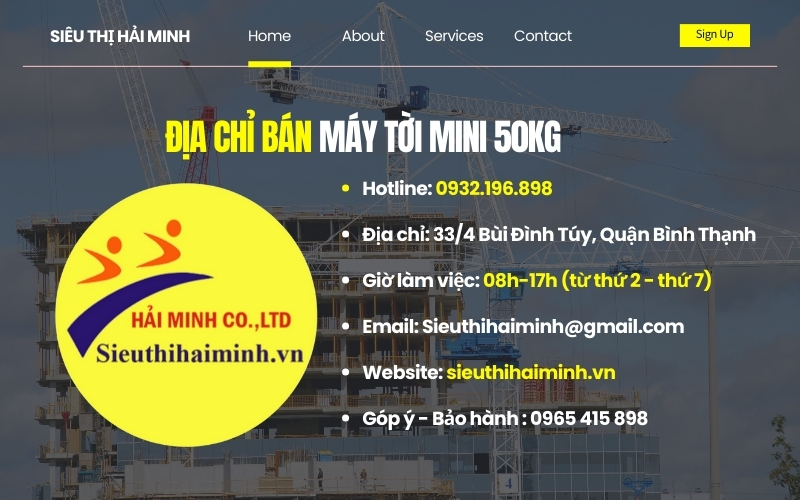 Địa chỉ bán máy tời mini 50kg uy tín toàn quốc