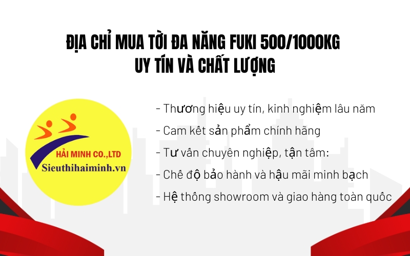 Địa chỉ mua Tời đa năng FUKI 500/1000kg uy tín và chất lượng