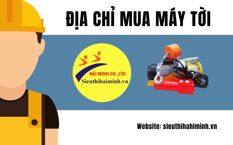 Địa chỉ mua máy tời điện mini chính hãng ở đâu