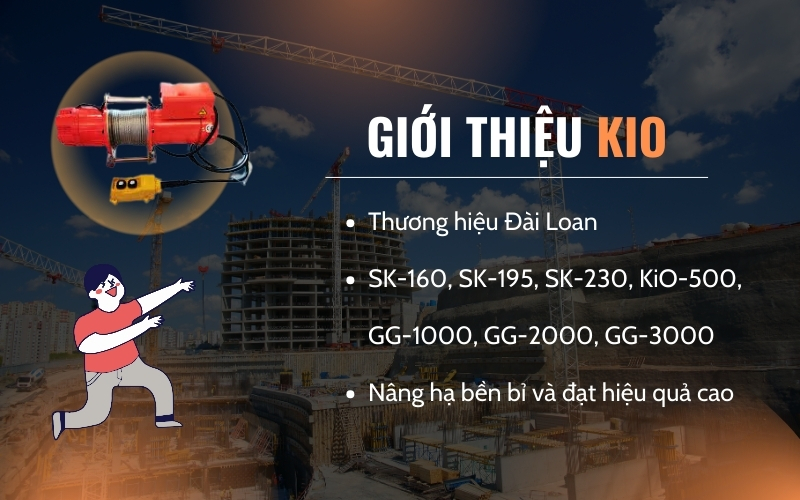 Giới thiệu cơ bản về thương hiệu tời KIO