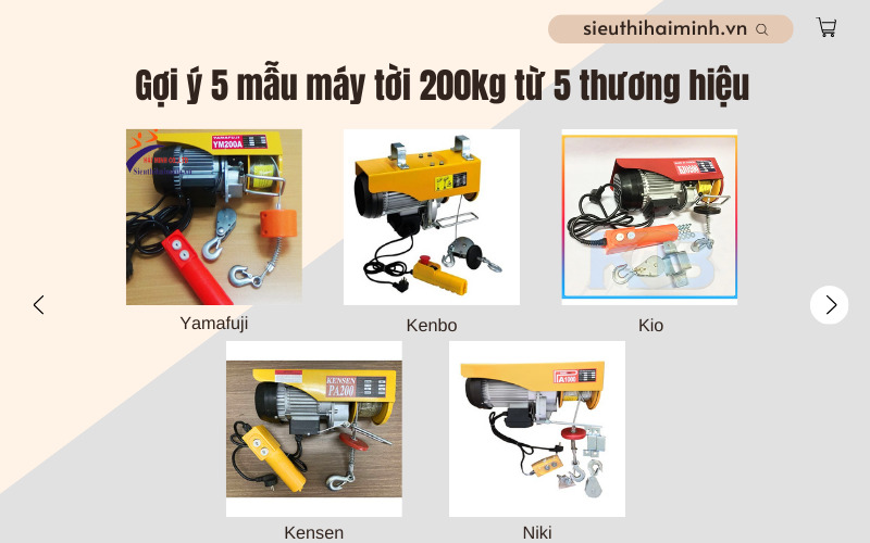 Gợi ý 5 mẫu máy tời 200kg từ 5 thương hiệu