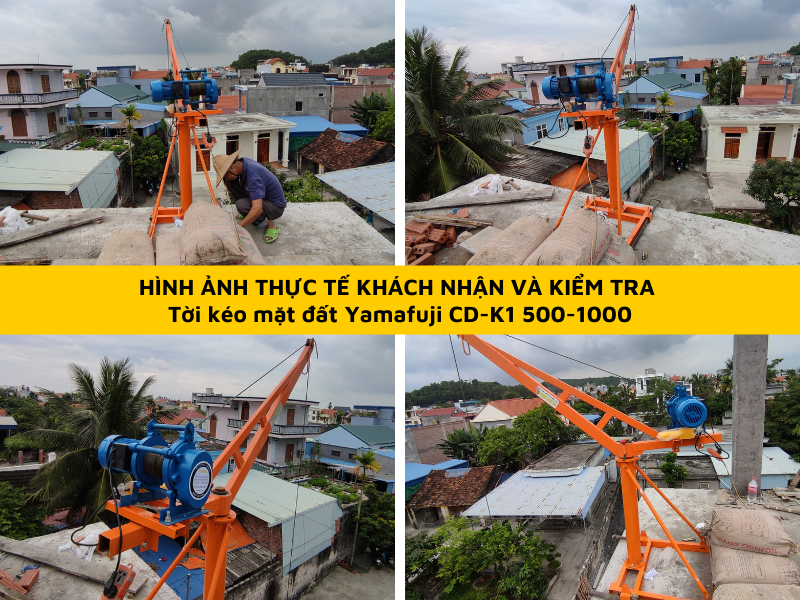 Tời kéo mặt đất Yamafuji 500-1000kg