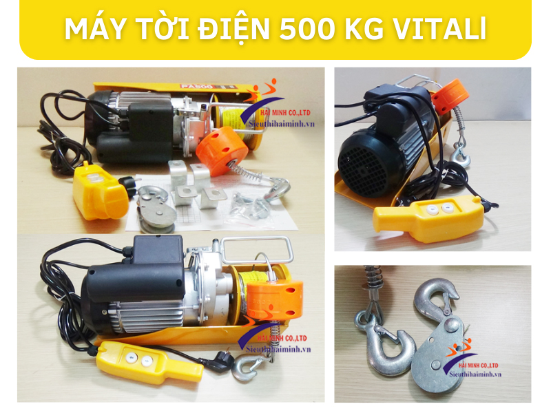 Đánh giá máy tời điện xây dựng Vital - công nghệ Nhật Bản