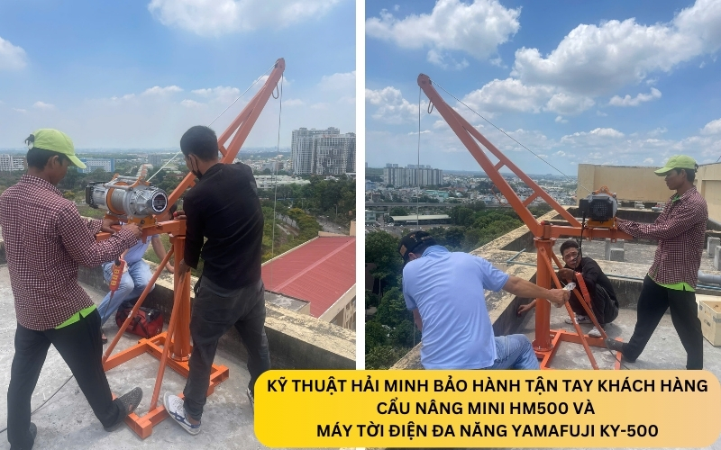 Máy tời điện đa năng Yamafuji KY-500