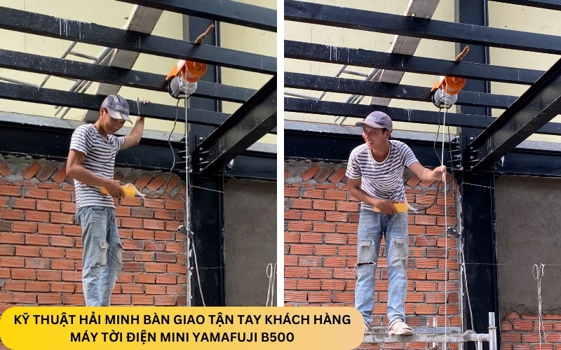 Máy tời điện mini Yamafuji B500