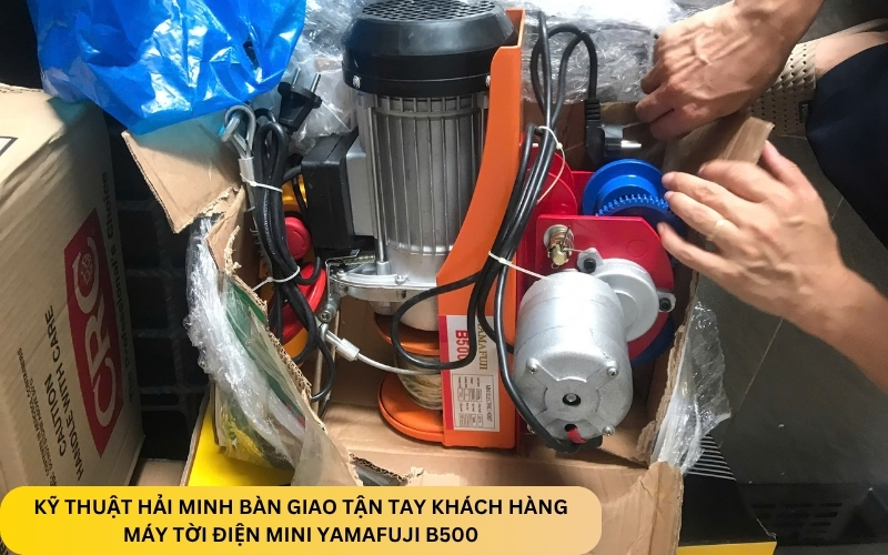 Máy tời điện mini Yamafuji B500