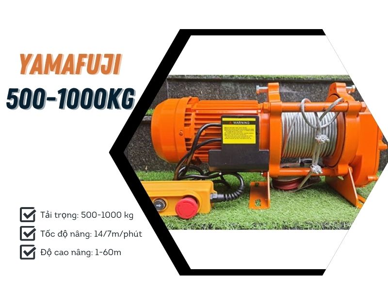 Máy tời Nhật Bản Yamafuji 500-1000kg