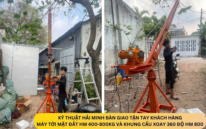 Máy tời mặt đất HM 400-800KG