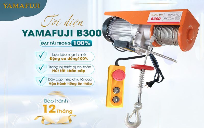 Máy tời yamafuji B300