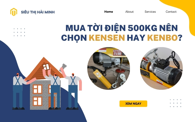 Mua tời điện 500kg nên chọn Kensen hay KenBo?