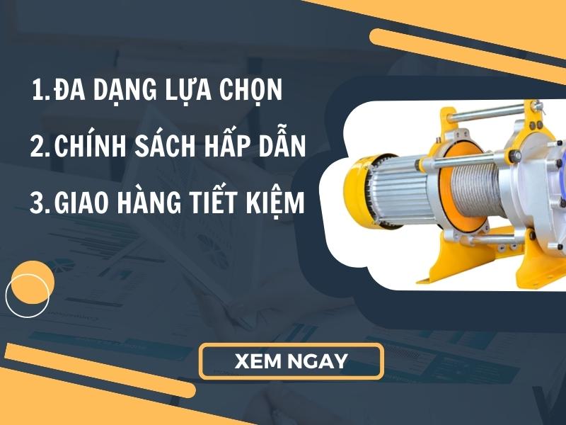 Lợi ích khi đầu tư máy tời xây dựng tại Siêu thị Hải Minh