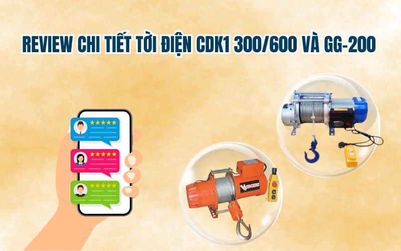 Review Chi Tiết Tời Điện CDK1 300600 Và GG-200