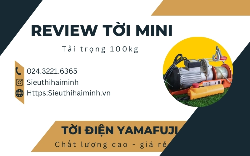 Review Tời Điện Mini 100kg Giá Tốt Cho Hộ Gia Đình