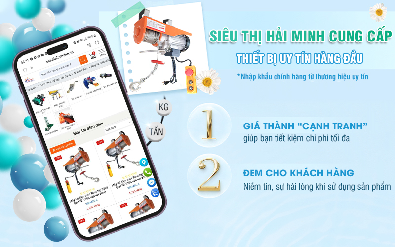 Vì sao chọn mua tời xây dựng tại Siêu thị Hải Minh?