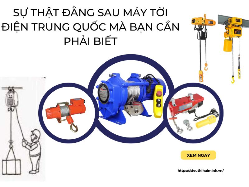 Sự Thật Đằng Sau Máy Tời Điện Trung Quốc Mà Bạn Cần Phải Biết