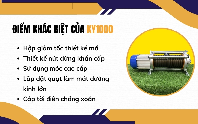 Tại sao không nên bỏ qua máy tời điện KY1000