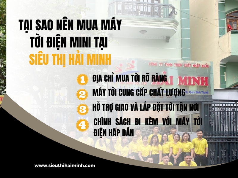 Tại sao nên mua máy tời điện mini tại siêu thị Hải Minh