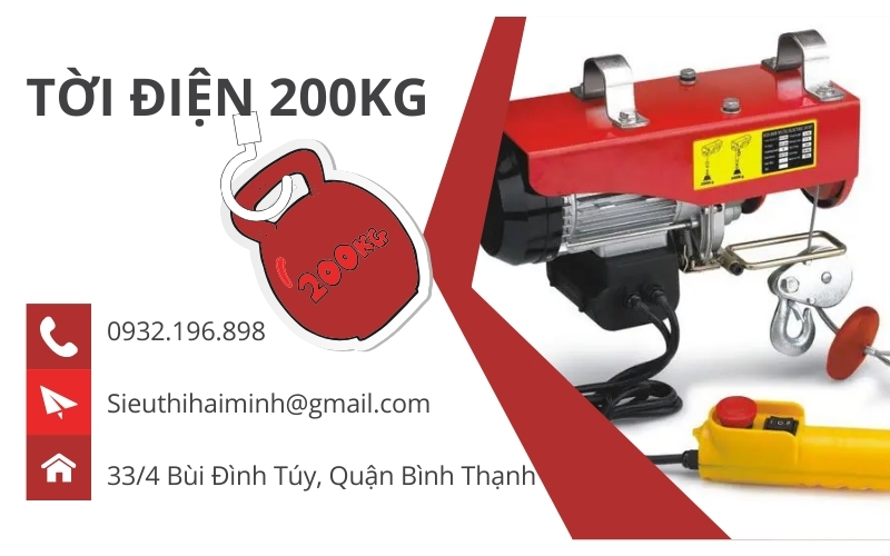 Tời Điện 200kg