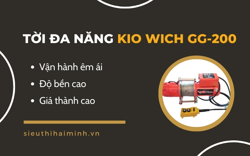 Tời đa năng Kio Wich GG-200