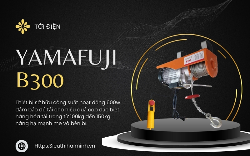 Tời điện Yamafuji B300