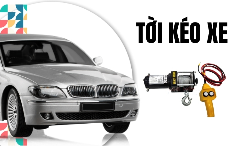 Tời kéo xe