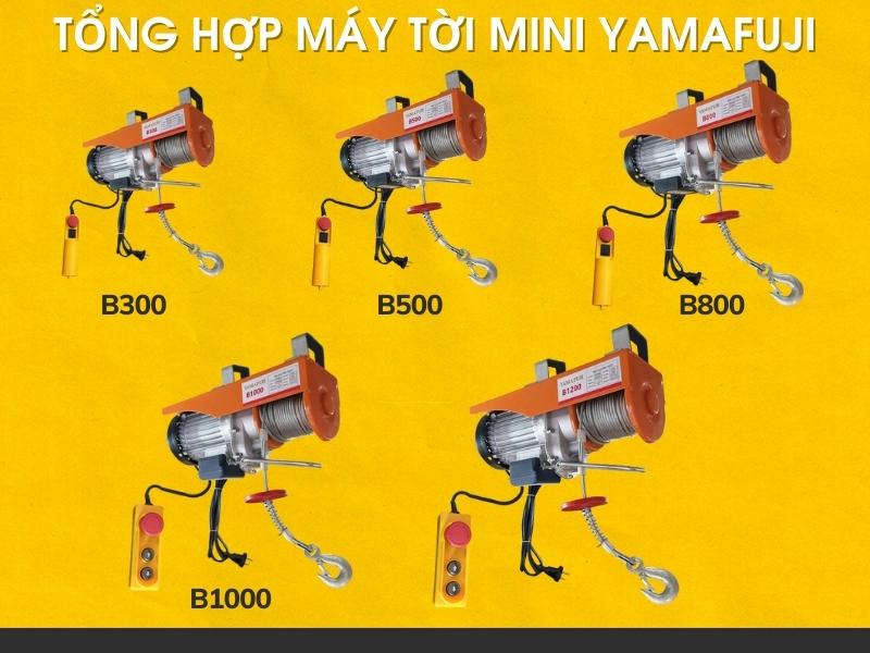Tổng hợp các máy tời điện mini Yamafuji
