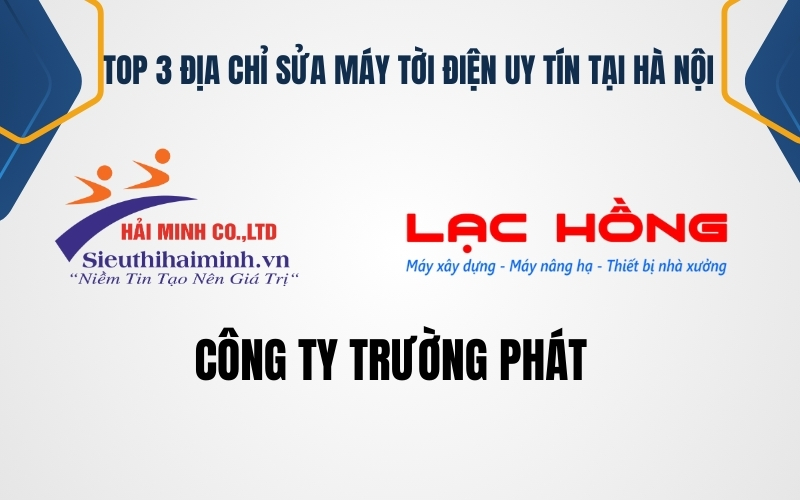 Top 3 địa chỉ sửa máy tời điện uy tín tại Hà Nội
