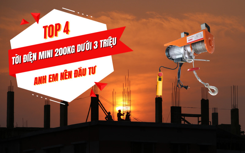 Top 4 Tời Điện Mini 200kg Dưới 3 Triệu Anh Em Nên Đầu Tư