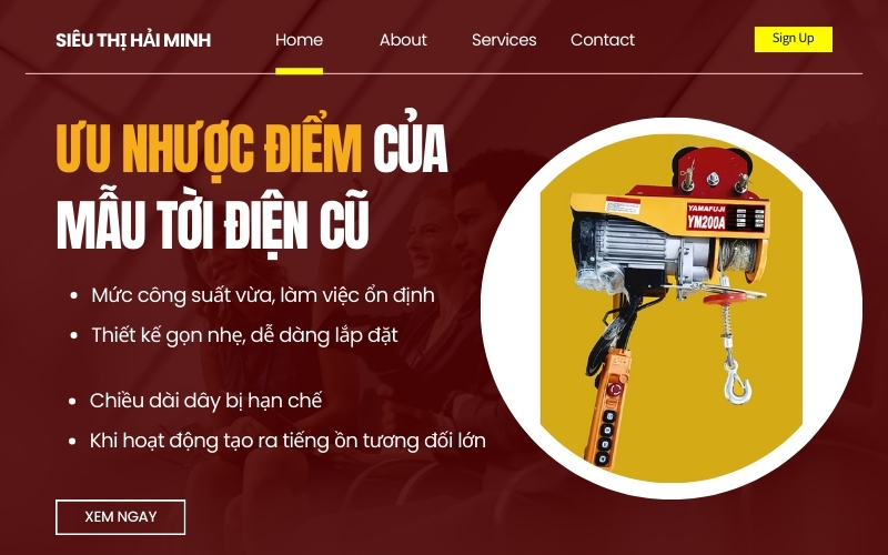 Ưu nhược điểm của mẫu tời điện cũ trước năm 2022