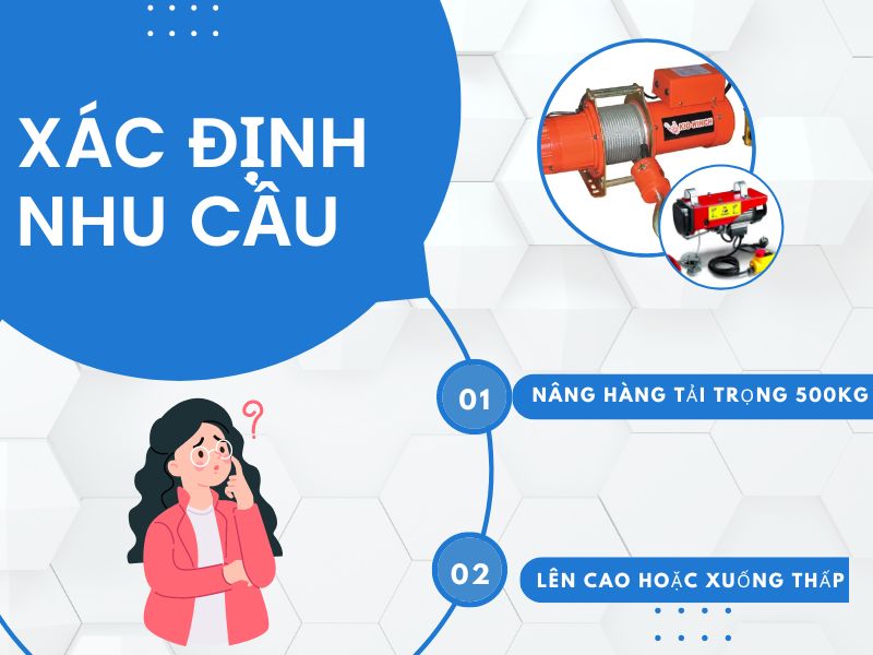 Xác định nhu cầu nâng hạ trước khi quyết định mua máy