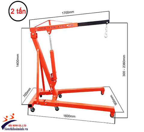 Cẩu móc động cơ QF-2T Cẩu móc động cơ QF-2T