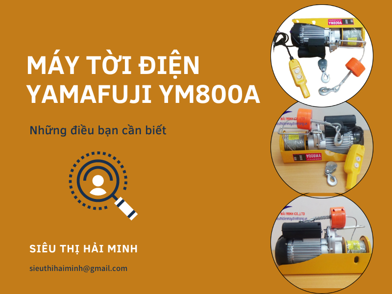 Máy tời điện Yamafuji và những điều bạn cần biết