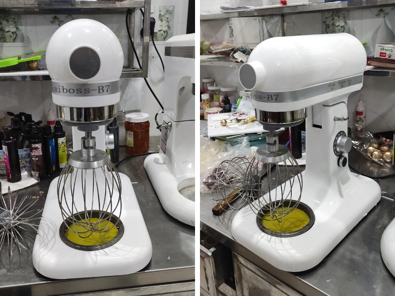 Hình ảnh thực tế bàn giao máy trộn bột Hamiboss-B7 cho khách hàng 