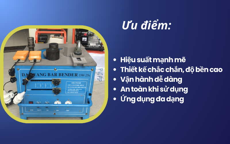 Máy uốn sắt DW-25s