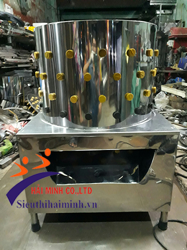 thân máy vặt lông gà được làm bằng inox hoạt động bền bỉ