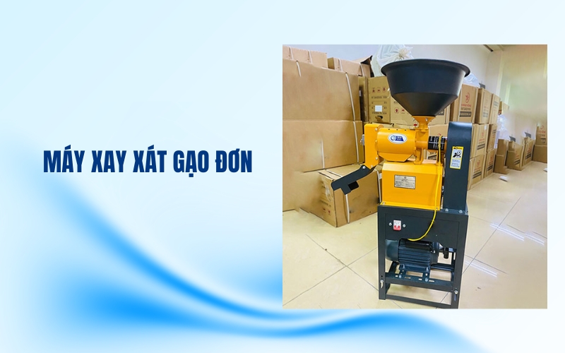 Máy xay xát gạo đơn