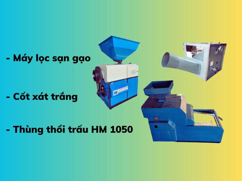Bộ 3 máy xát gạo HM1050 độc quyền tại siêu thị Hải Minh