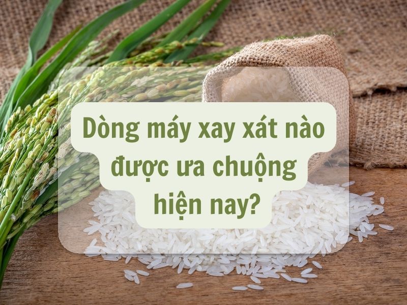Dòng máy xay xát nào được bà con ưa chuộng hiện nay