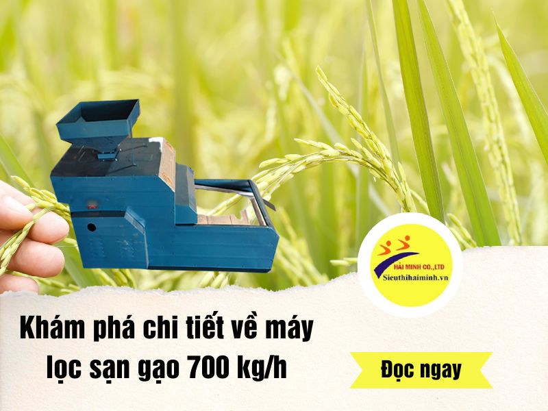 Khám phá chi tiết về máy lọc sạn gạo 700kg/h